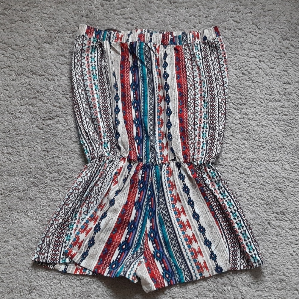 Tube Top Romper - Picture 3 of 4